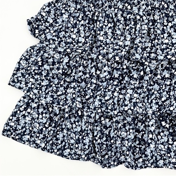 MICHAEL Michael Kors Ditsy Floral Ruffle Tiered Skirt Sz M - Picture 5 of 7